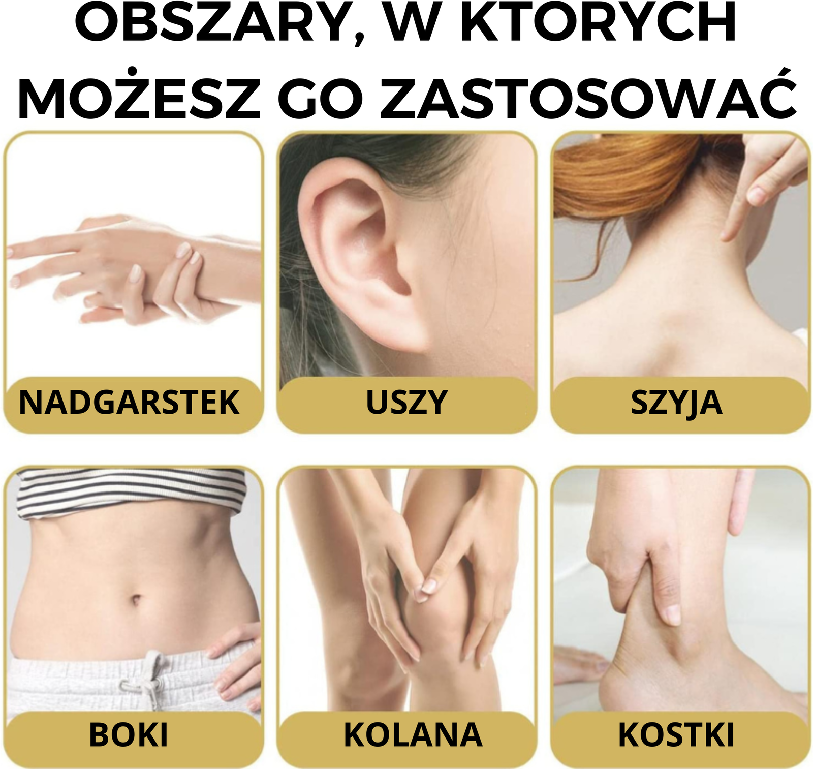 OBSZARY, W KTÓRYCH MOŻESZ GO ZASTOSOWAĆ